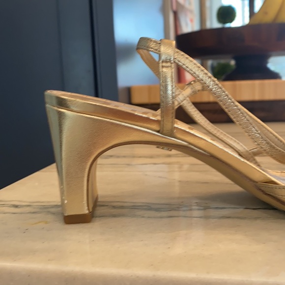 Sam Edelman GOLD Strappy heels size 9.5 *Himena* ✨✨✨ - Picture 8 of 10